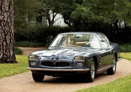 Frontal del Maserati 5000 GT, diseñado por Frua para el recientemente fallecido Aga Khan