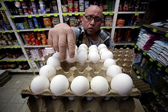 Estados Unidos tiene un problema con los huevos