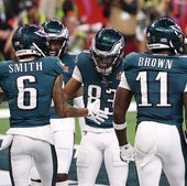 Los Eagles destronan a los Chiefs en una noche negra de Mahomes