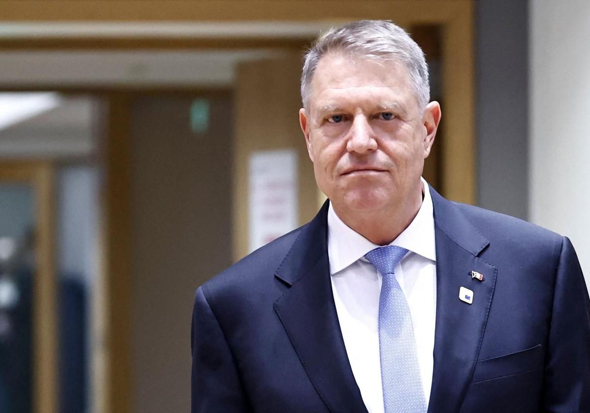 El presidente de Rumania Klaus Iohannis.