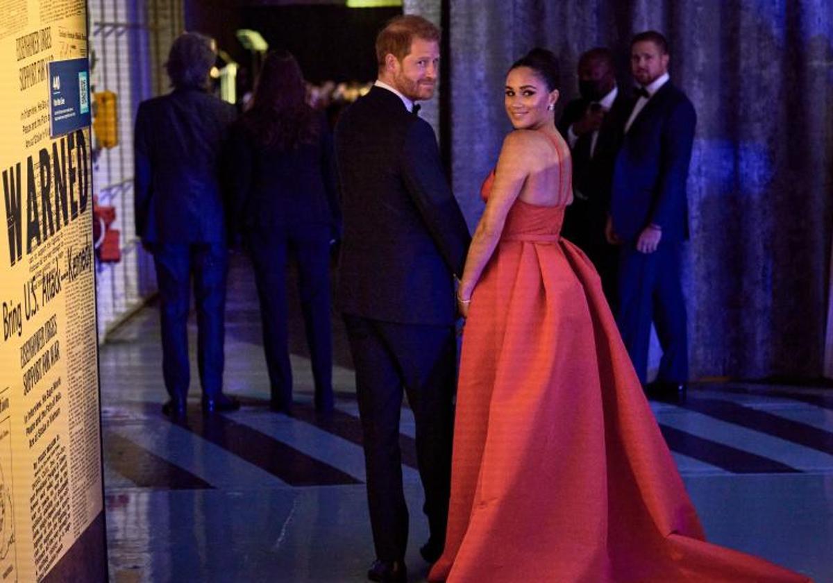 Meghan Markle y el príncipe Harry.