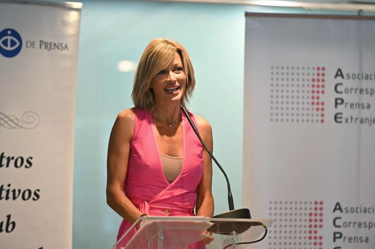 Susanna Griso, durante una entrega de premios