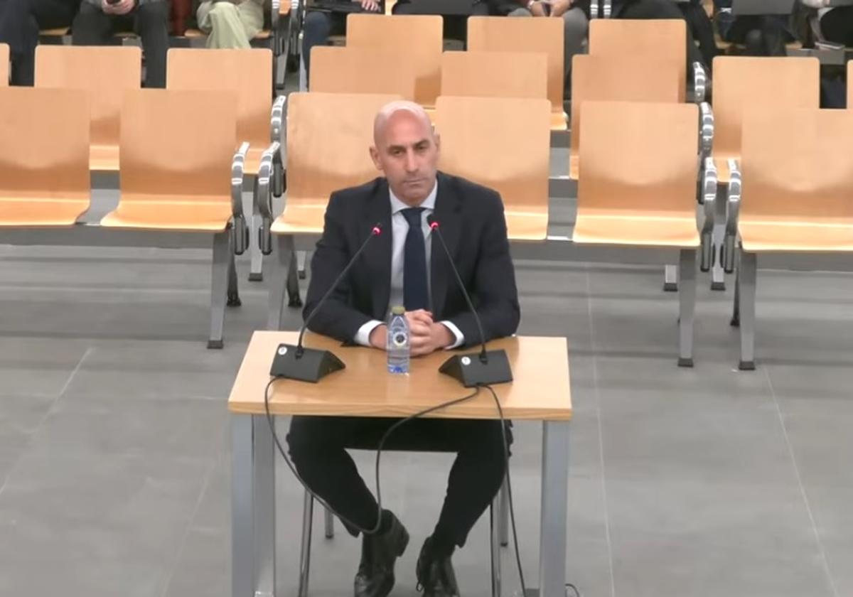 Luis Rubiales, en su declaración