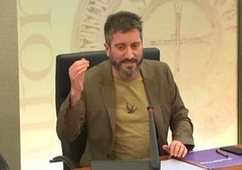 Víctor Egío, diputado de Podemos en la Asamblea Regional.