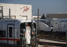 Vista de la planta de Talgo en Las Matas, Madrid.