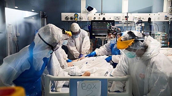 Médicos ante «una guerra»