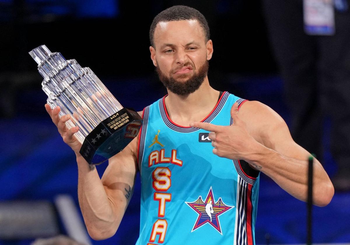 Stephen Curry brilla en otro deslucido All-Star de la NBA