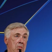 Ancelotti confiesa que está más tranquilo con los arbitrajes europeos