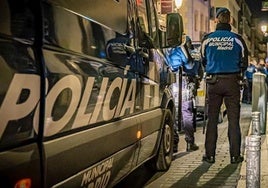 Un coche patrulla de la Policía Municipal de Madrid.