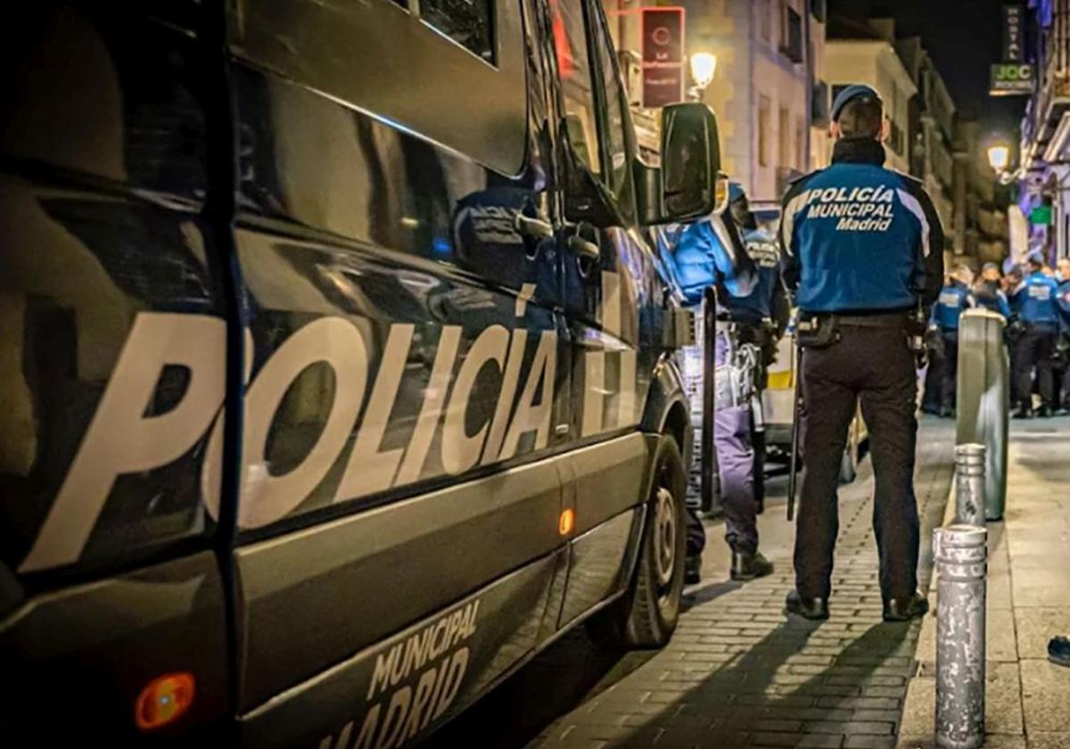 Un coche patrulla de la Policía Municipal de Madrid.