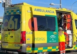 Una ambulancia del servicio del 112 de Andalucía.