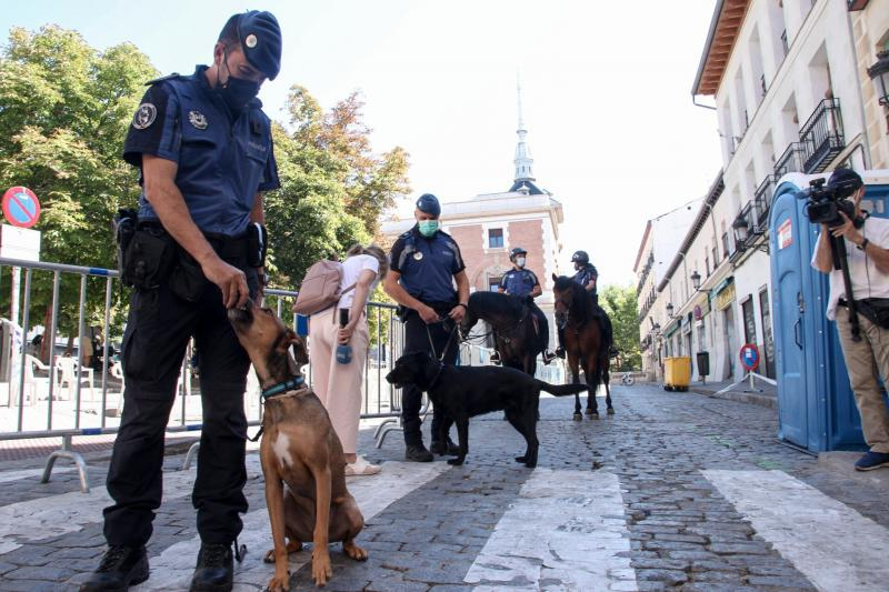 Agentes de la Policía de Madrid