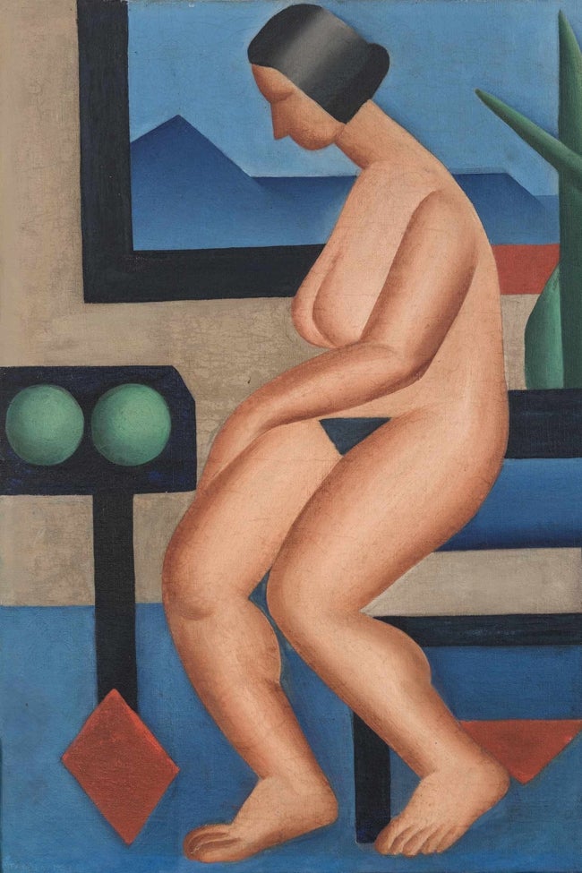 'Estudio (Academia n.º 2)' (1923). Óleo sobre lienzo.