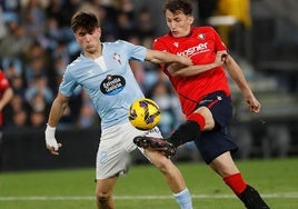 El Celta se lleva el duelo de la igualdad con Osasuna