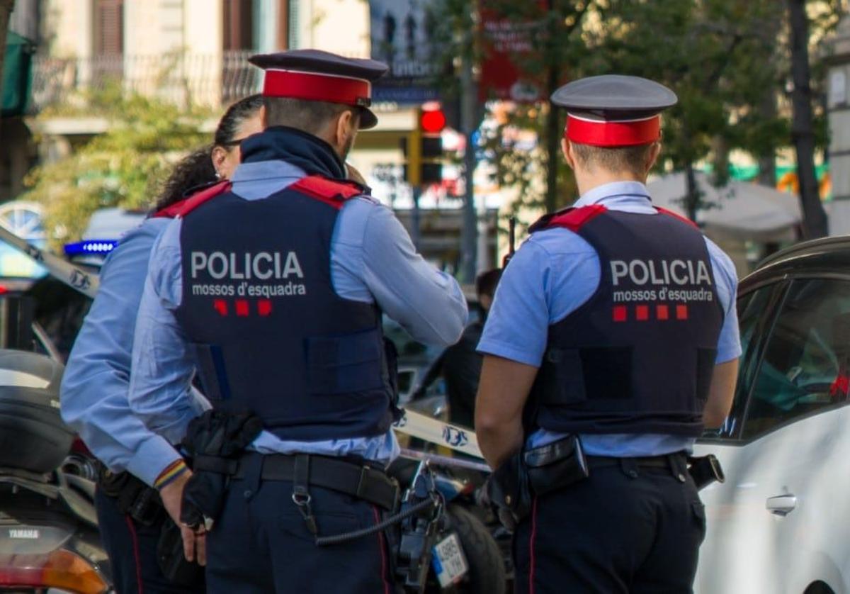 Mossos d'Esquadra en una intervención.