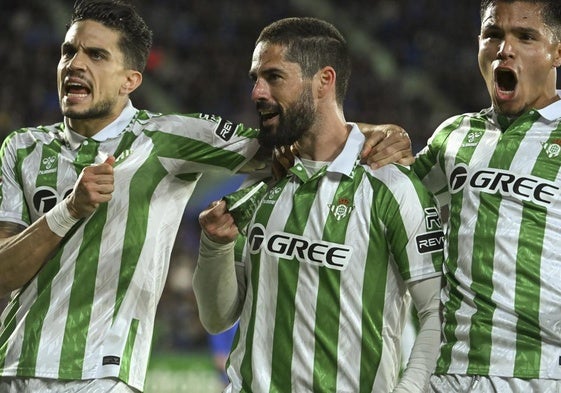 Un doblete de Isco ante el Getafe acerca al Betis a Europa