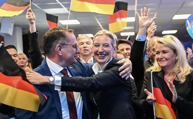 Alice Weidel celebró lo que considera un «éxito histórico».