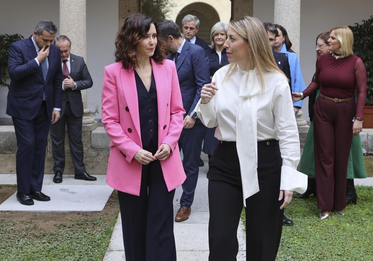 The President of the Community of Madrid, Isabel Díaz Ayuso