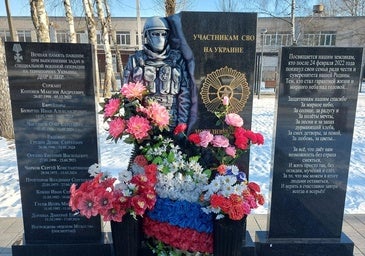 Un monumento a los caídos desvela la profunda huella en Rusia de tres años de guerra contra Ucrania