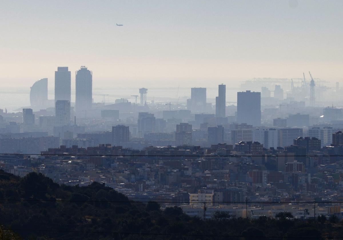 Contaminación en Barcelona, una de las ciudades analizadas.