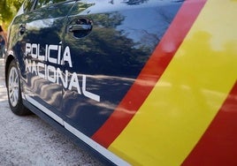 Un coche de la Policía Nacional.