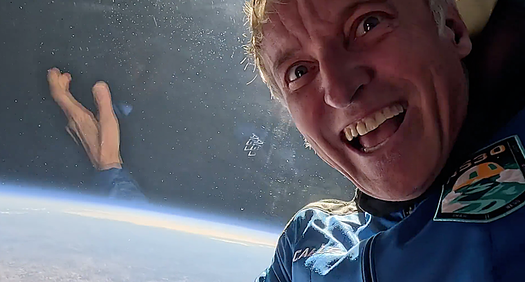 Estas son las primeras imágenes de Jesús Calleja en el espacio