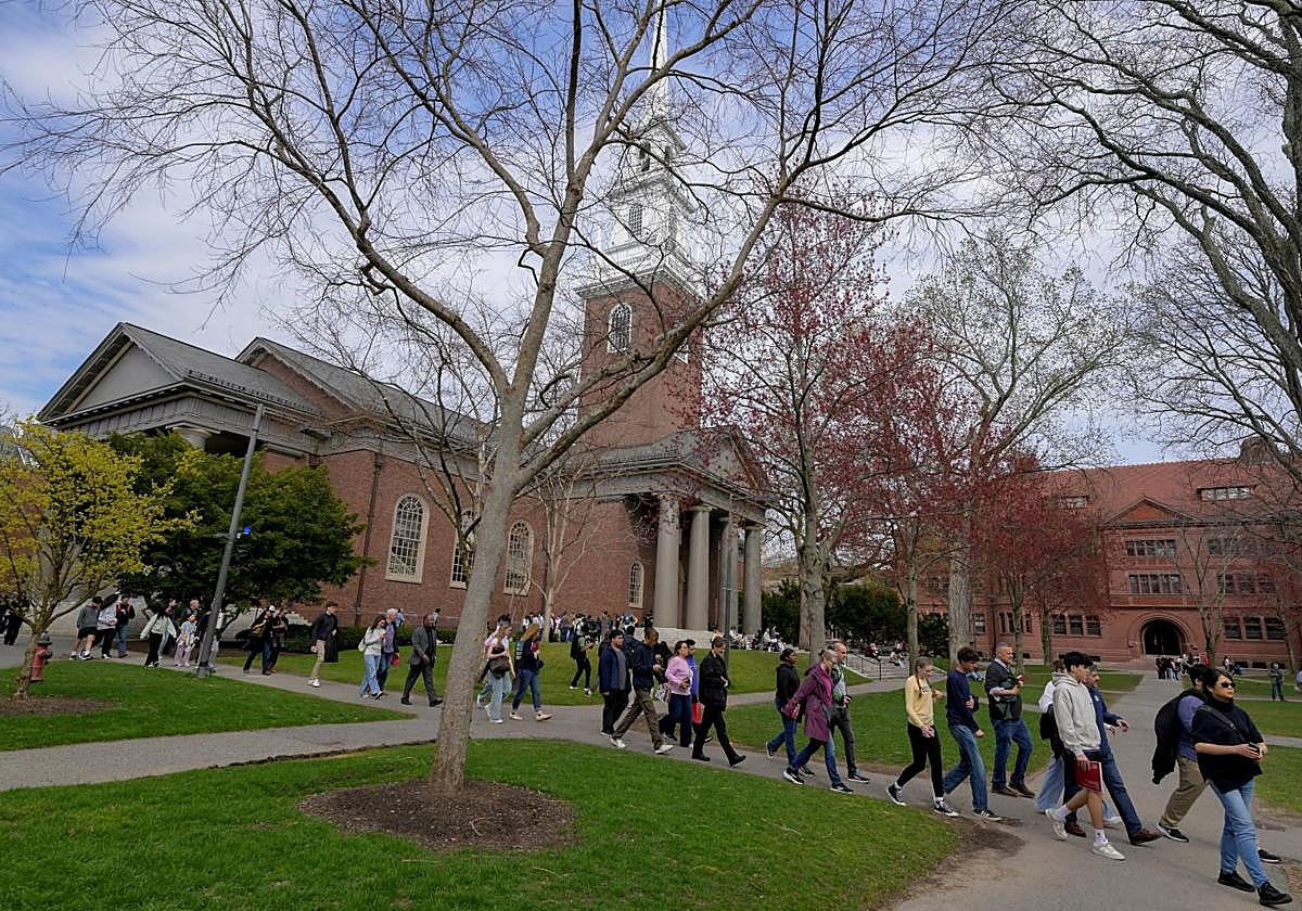 Campus de la Universidad de Harvard en la localidad de Cambridge.