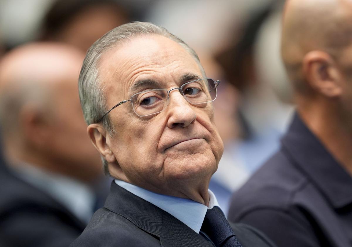 El presidente del Real Madrid, Florentino Pérez