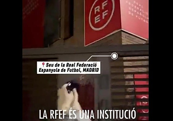 Una imnagen del ataque a una sede de la FEF.