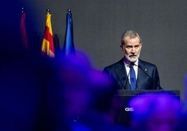 El rey Felipe VI preside la tradicional cena de bienvenida al MWC 2025.