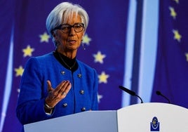 La presidenta del BCE, Christine Lagarde