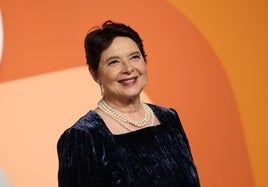 Isabella Rossellini, durante la gala de los Oscar.