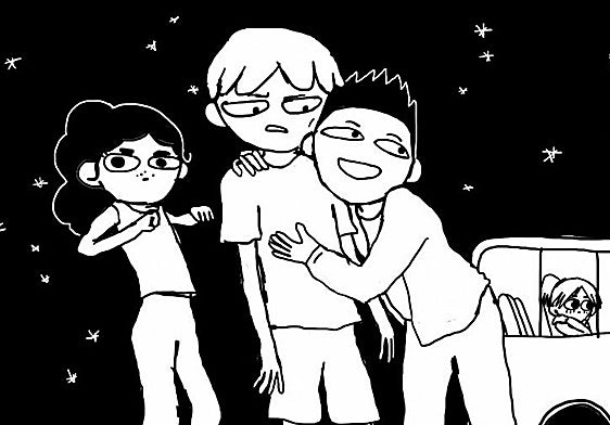 Berenice, Samuel y Alberto.