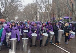 Participantes en la manifestación del 8M en Madrid.