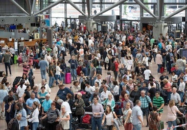 Cierra el aeropuerto de Hamburgo por el adelanto inesperado de la huelga de servicios públicos