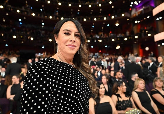 La actriz Karla Sofía Gascón en la gala de los Oscar.