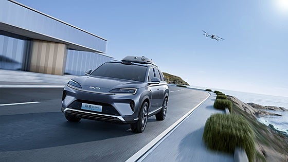 BYD y DJI presentan el primer sistema de drones integrados en sus vehículos