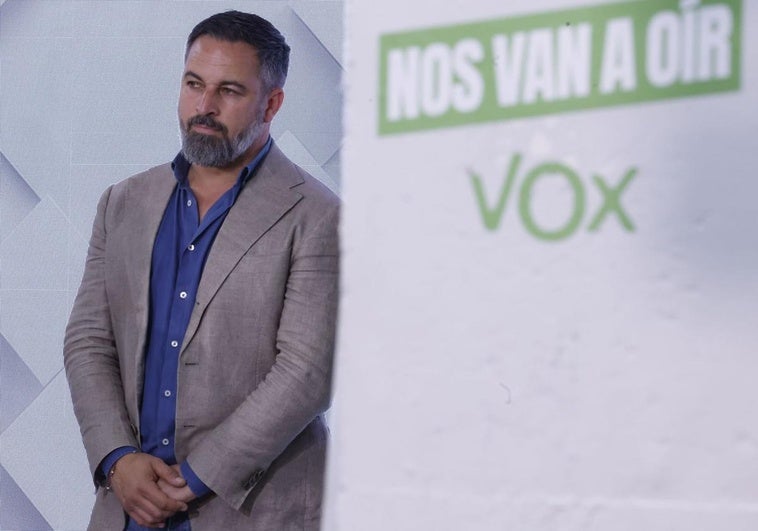 Santiago Abascal, presidente de Vox.