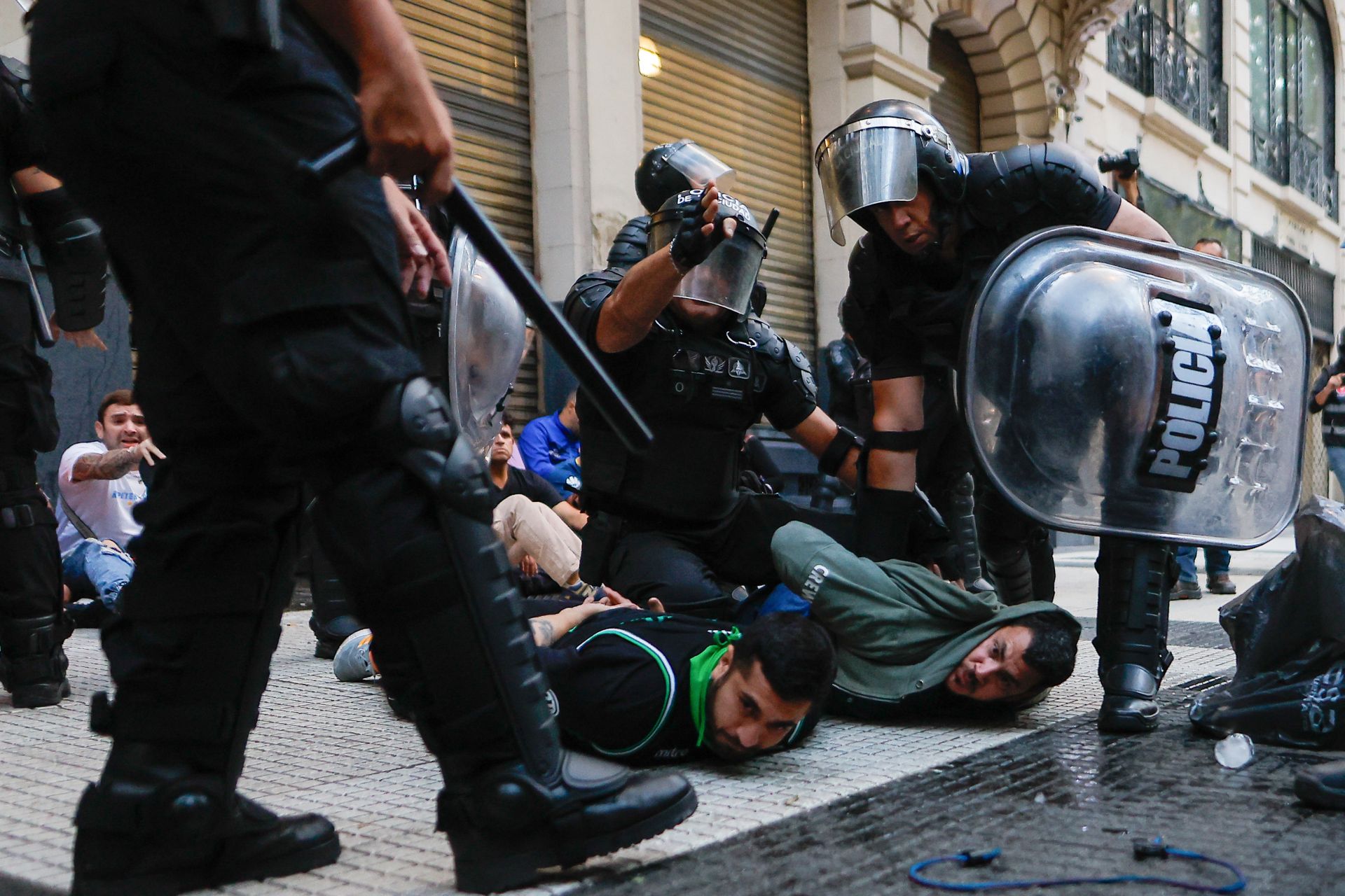 Las imágenes de la protesta en Argentina