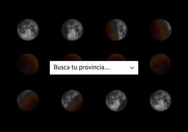 Comprueba dónde puedes ver el eclipse de luna de sangre según dónde vivas