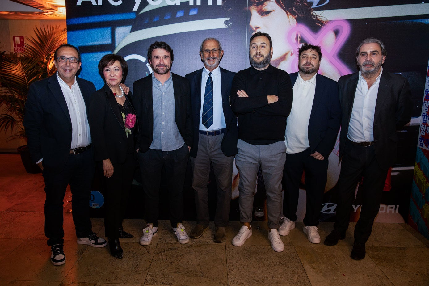 Carlos Fernández, Esther Valdivia, José Luis Celada, Gustavo Zerbino, Eduardo de la Hera, Pablo Izquierdo y Javier Rodríguez.