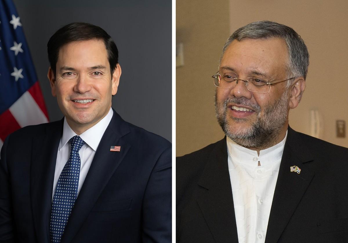 Marco Rubio y Ebrahim Rasul