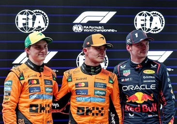 McLaren tiñe de naranja la primera clasificación de 2025