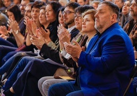 Oriol Junqueras, durante el congreso de ERC.