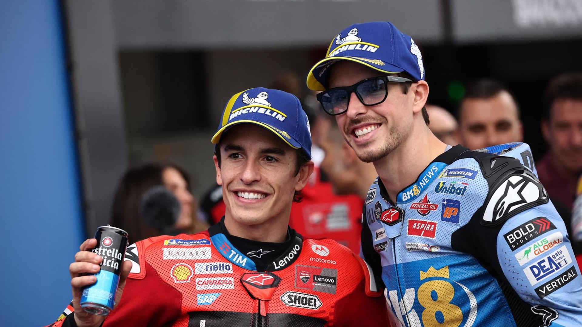 Marc Márquez Arjantin'in sprint'ine hakim, ancak Álex Planta savaşı