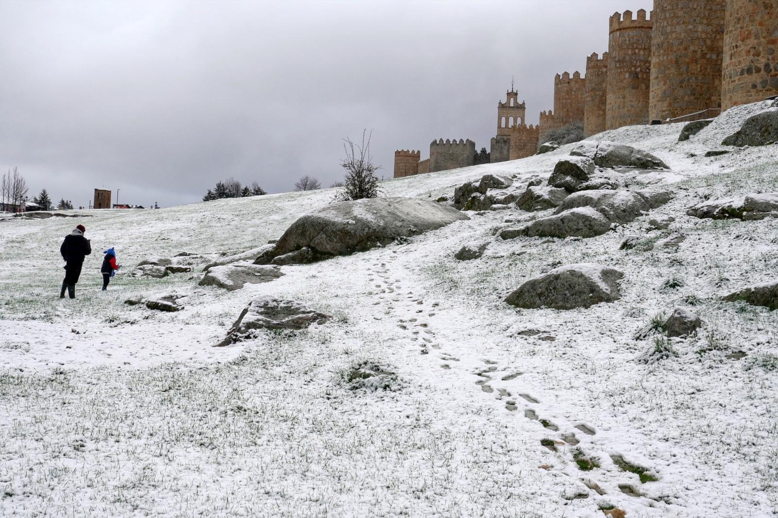 La nieve pone en alerta a la península ibérica