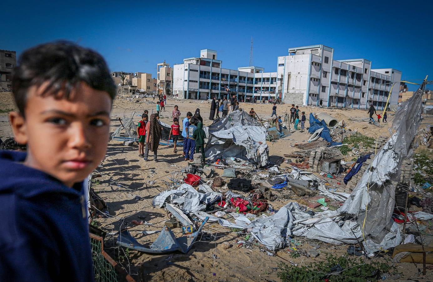 Los niños, los que más sufren en Gaza