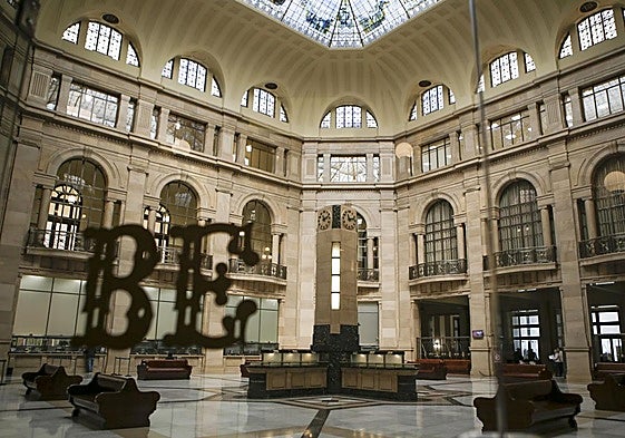 Interior de la sede principal del Banco de España en Madrid.