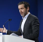 Borja Sémper, portavoz del PP, en Génova
