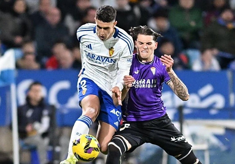 Soberón rescata un empate insuficiente para el Zaragoza ante el Córdoba